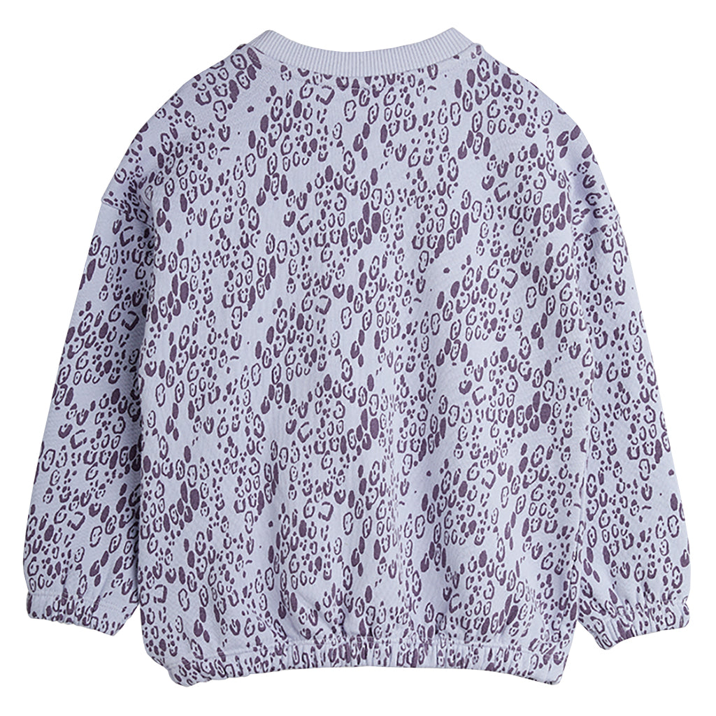 Mini Rodini Child Sweatshirt Mini Leopard Print Purple