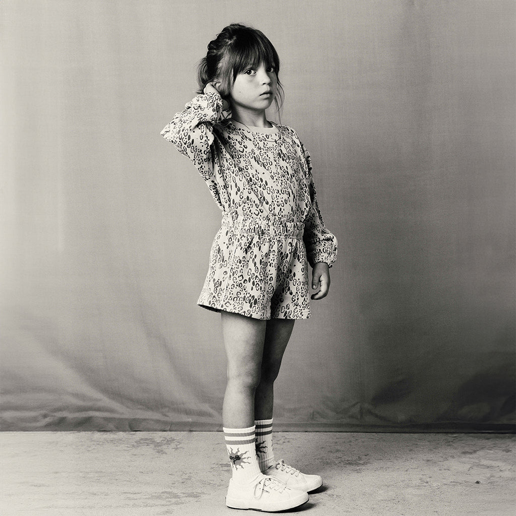 Mini Rodini Child Sweatshirt Mini Leopard Print Purple