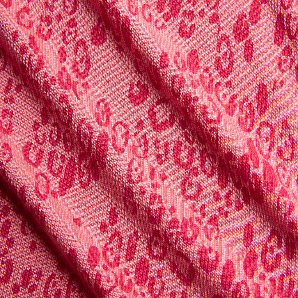 Mini Rodini Child Leggings Mini Leopard Print Pink
