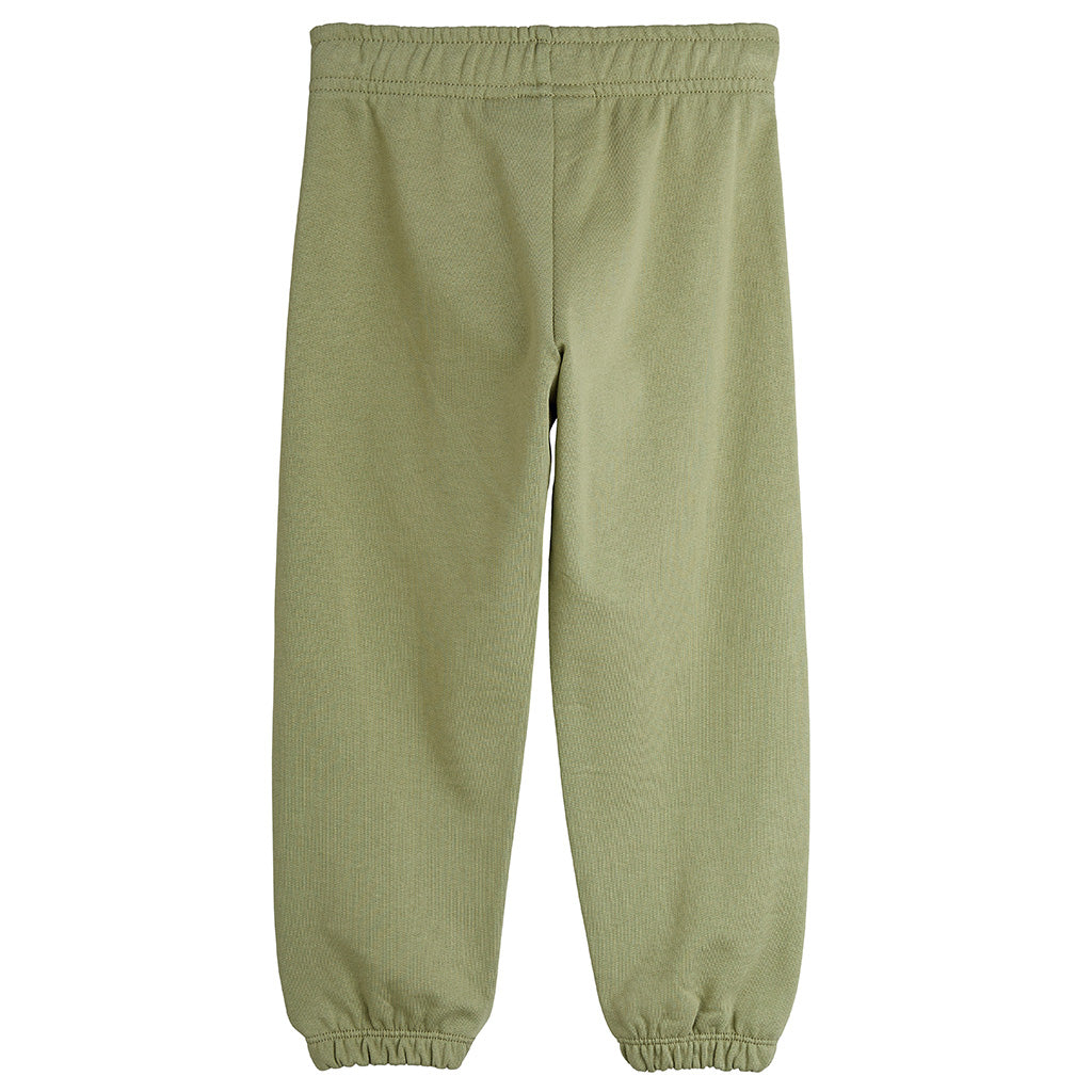 Mini Rodini Child Piping Sweatpants Green
