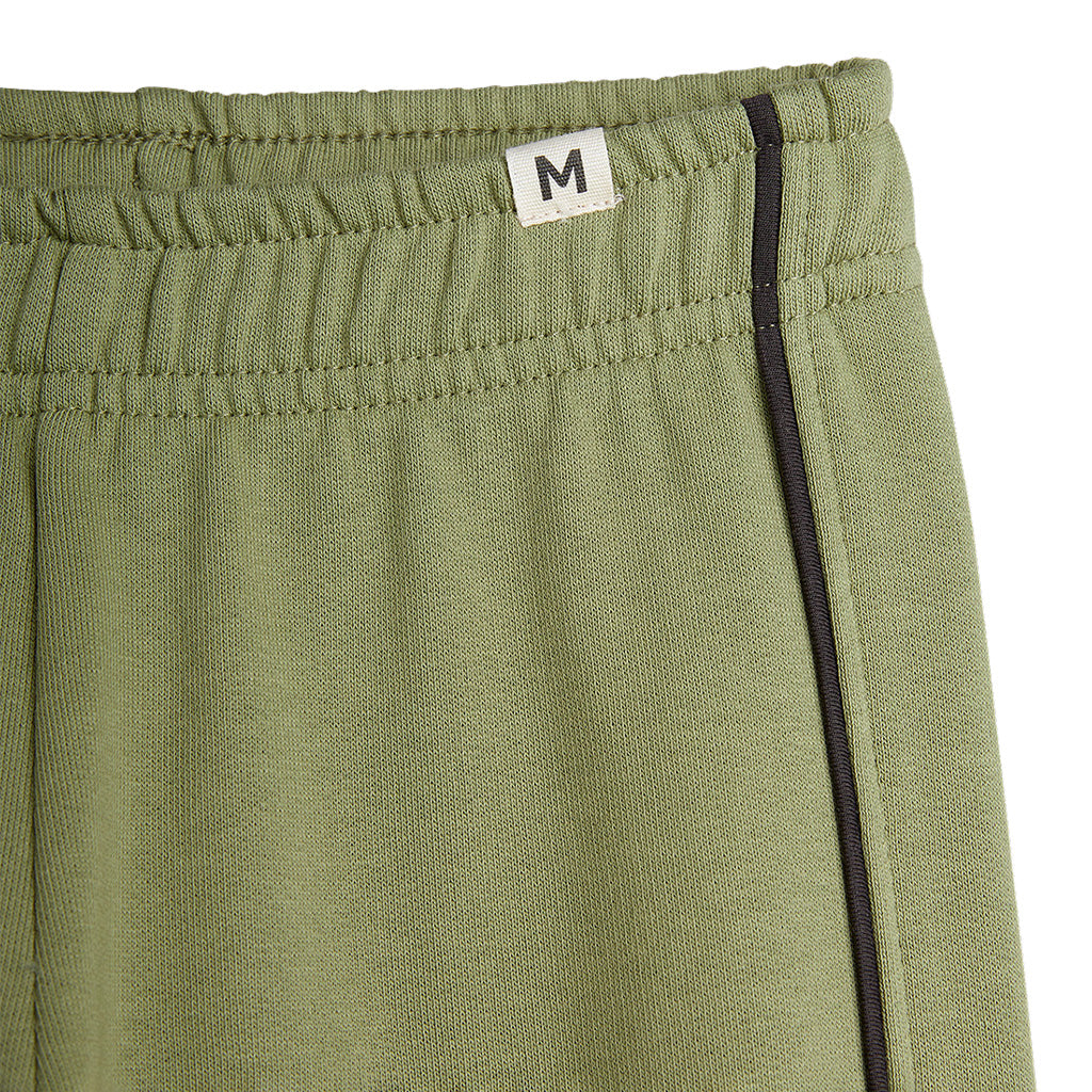 Mini Rodini Child Piping Sweatpants Green