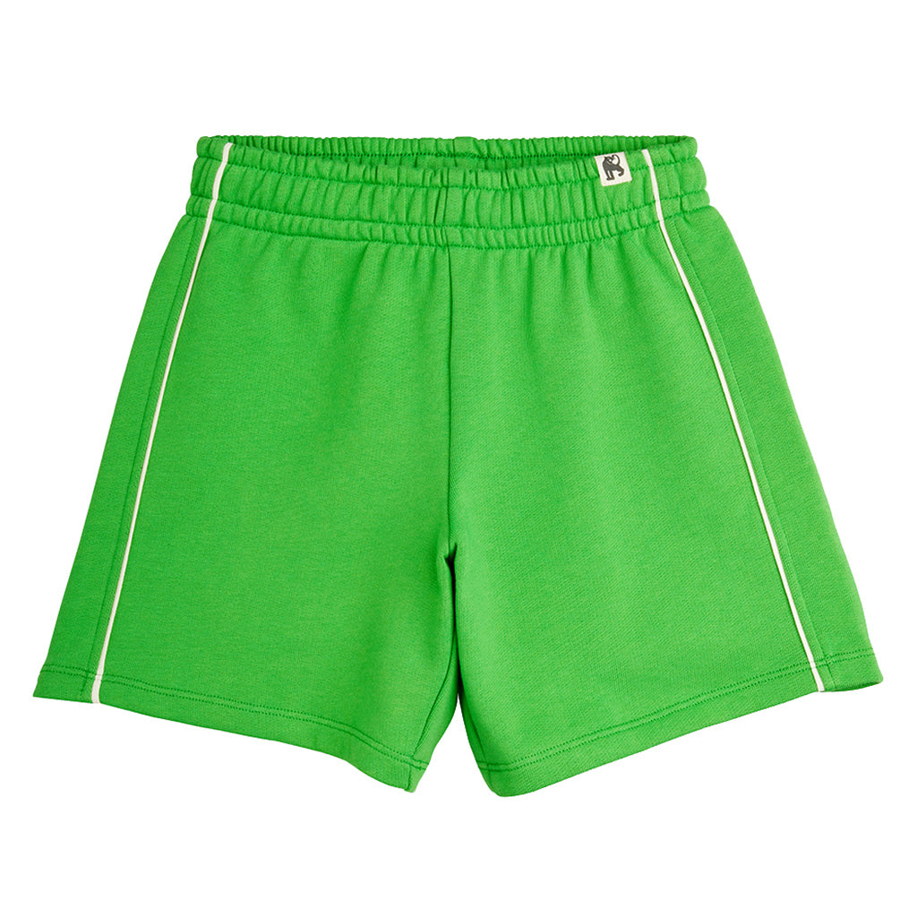 Mini Rodini Child Shorts With Piping Green