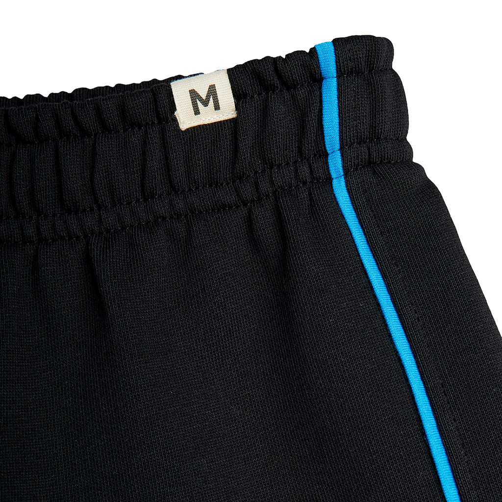 Mini Rodini Child Shorts With Piping Black