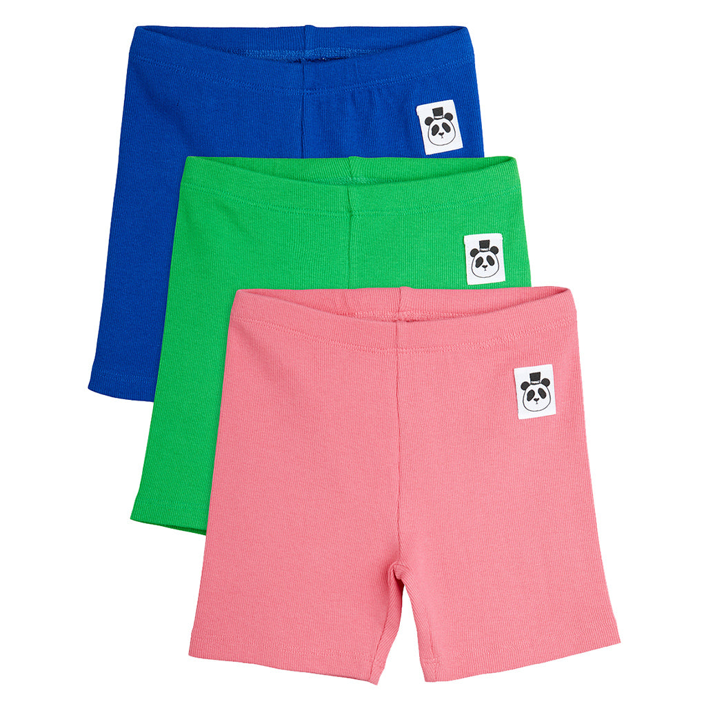 Mini Rodini Child Set Of 3 Bike Shorts Multicolour
