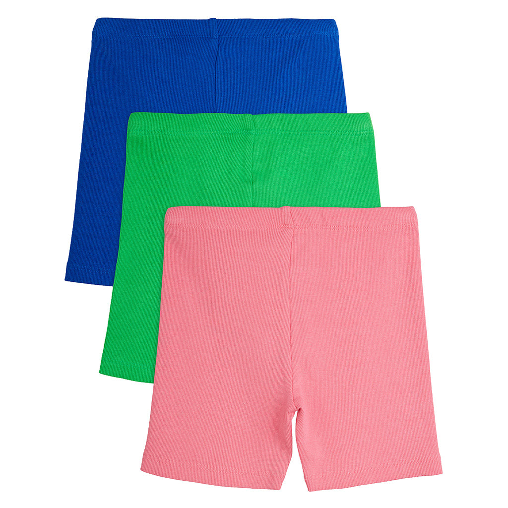 Mini Rodini Child Set Of 3 Bike Shorts Multicolour