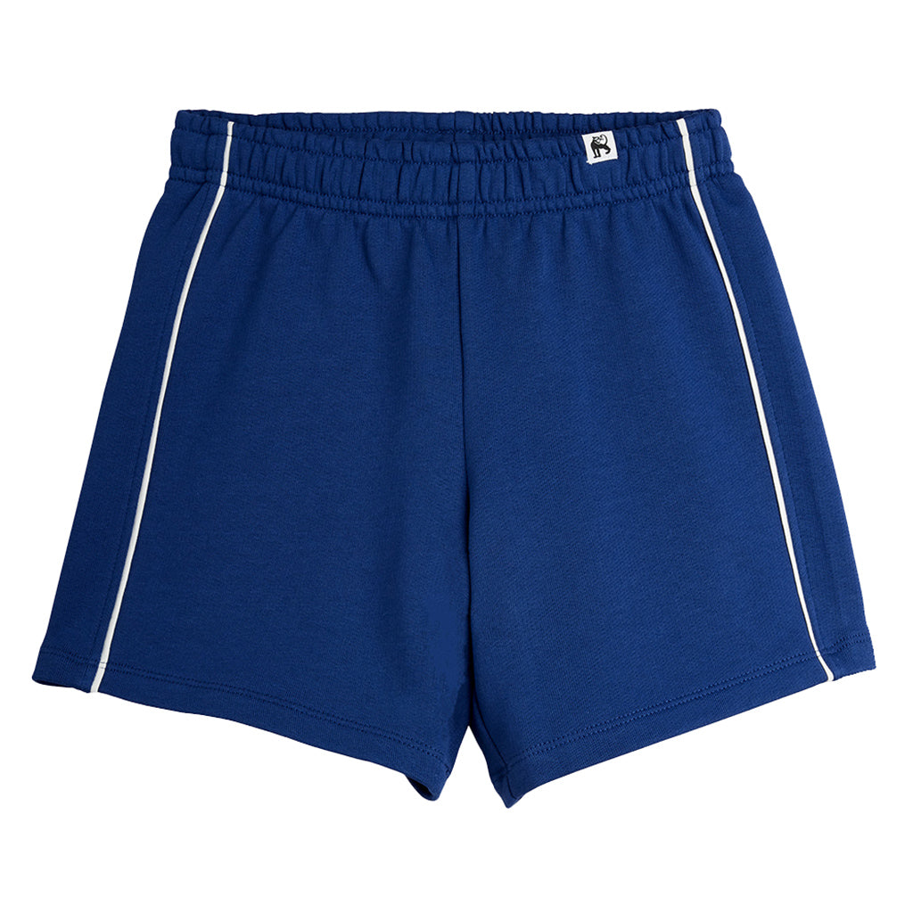 Mini Rodini Child Shorts With Piping Blue
