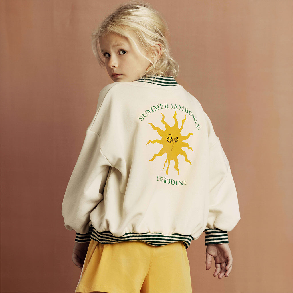 Mini Rodini Child Sweatshirt Sun Print Cream