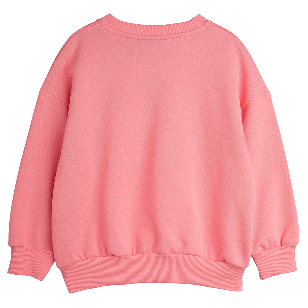 Mini Rodini Child Sweatshirt Blackbird Print Pink