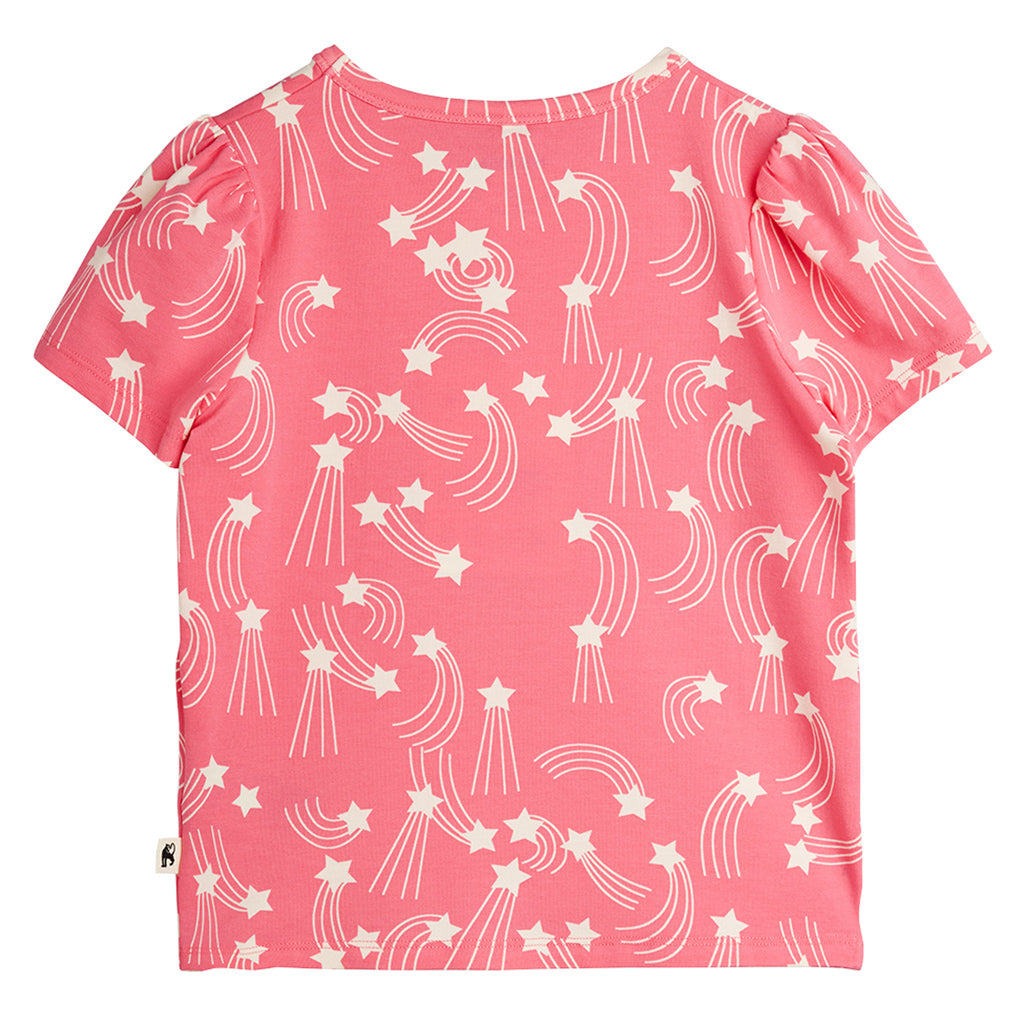 Mini Rodini Child T-shirt Starfall Print Pink