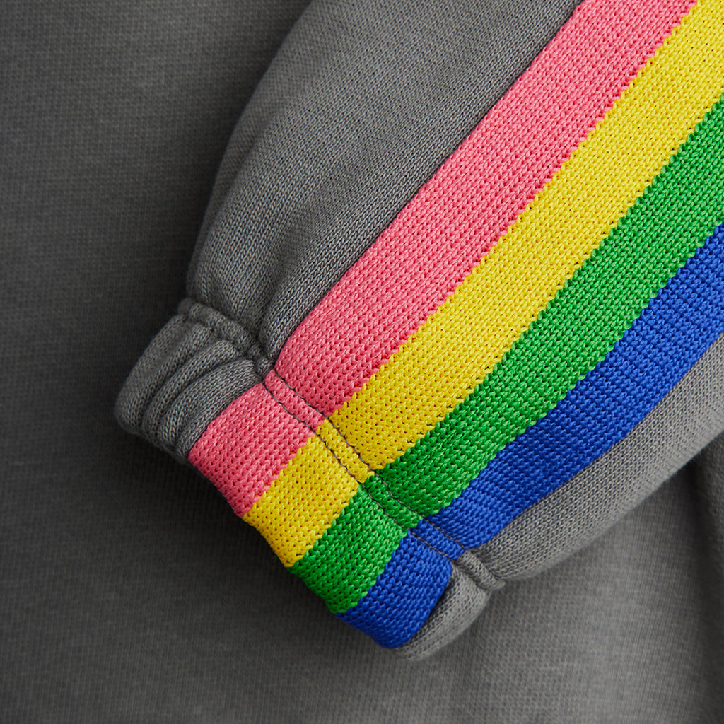 Mini Rodini Child Sweatshirt The Milky Way Rainbow Grey
