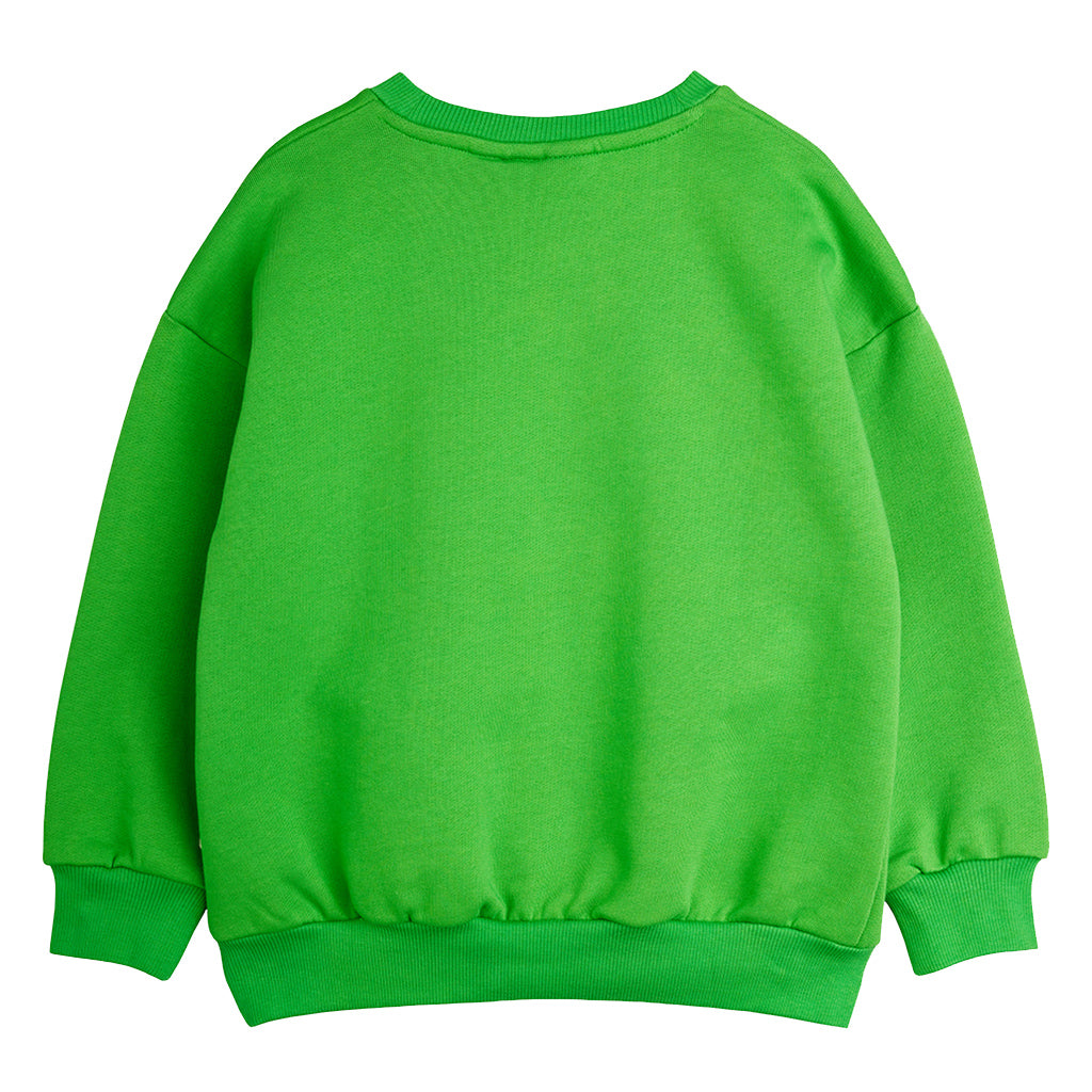 Mini Rodini Child Sweatshirt To The Moon Print Green