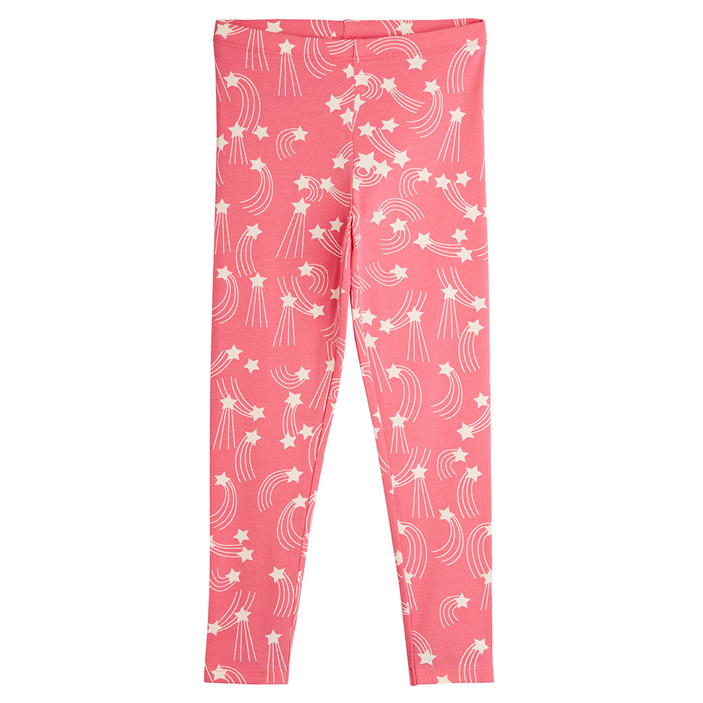 Mini Rodini Child Leggings Starfall Print Pink