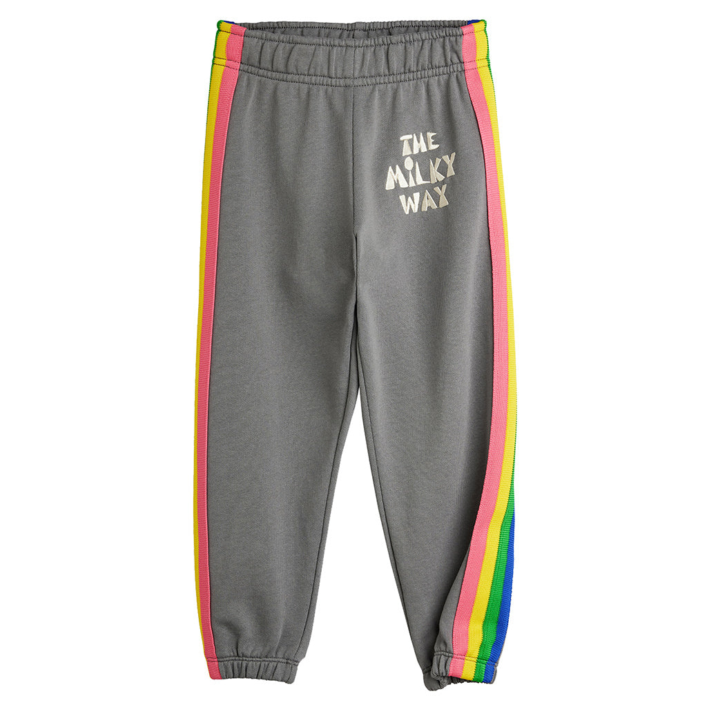 Mini Rodini Child Sweatpants The Milky Way Rainbow Grey