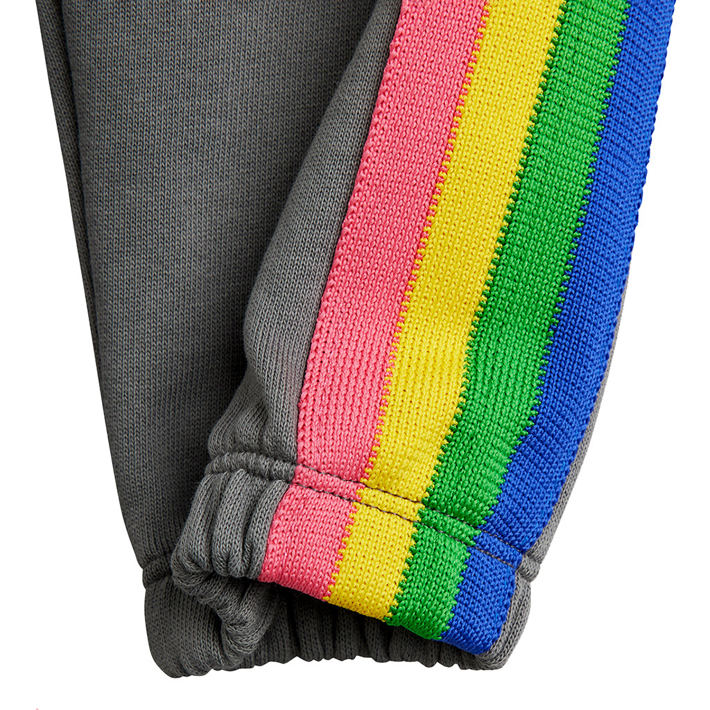 Mini Rodini Child Sweatpants The Milky Way Rainbow Grey