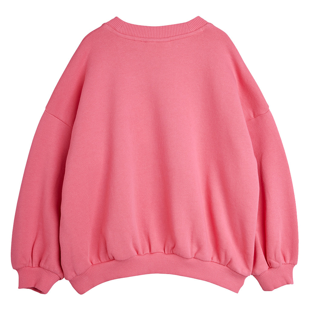 Mini Rodini Child Sweatshirt Cat Chenille Pink