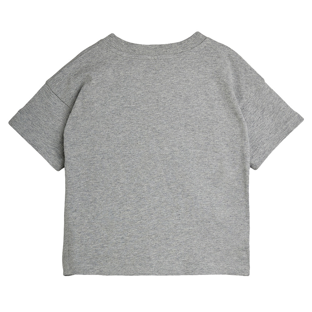 Mini Rodini Child T-shirt Mini Babies Patches Grey Melange