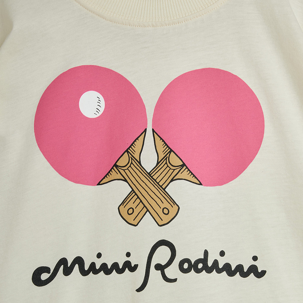Mini Rodini Child T-shirt Table Tennis Print White
