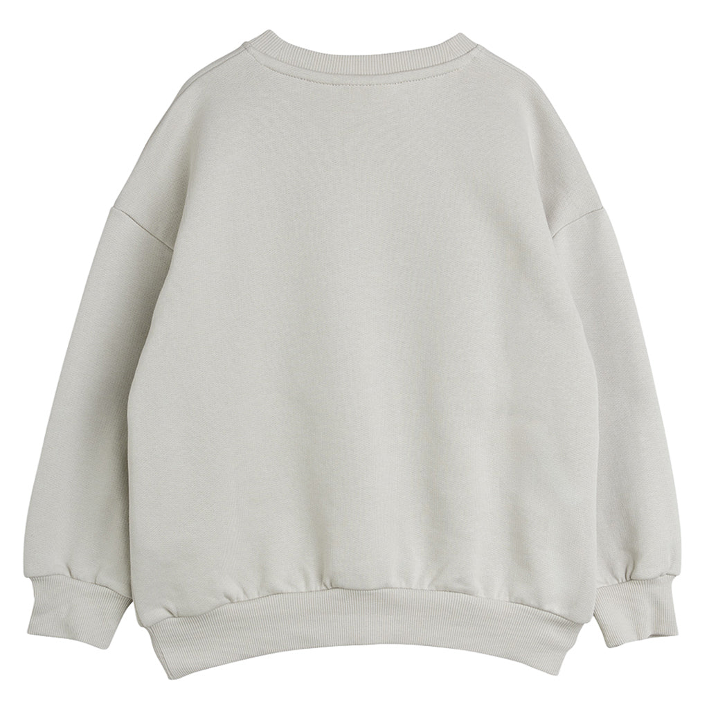 Mini Rodini Child Sweatshirt Table Tennis Chenille Grey