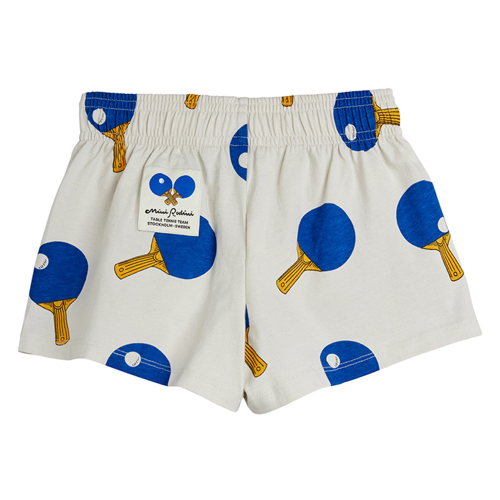 Mini Rodini Child Shorts Table Tennis Print Grey