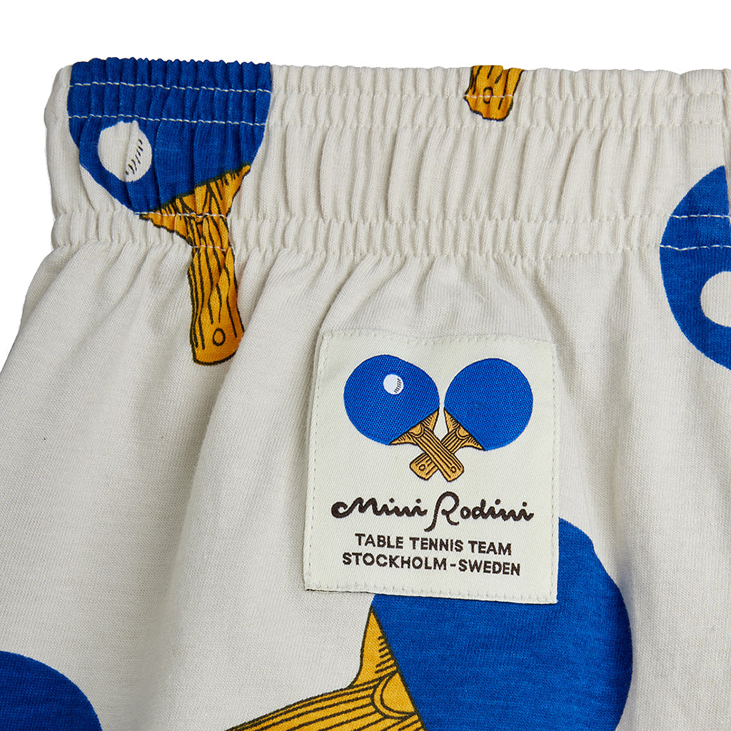 Mini Rodini Child Shorts Table Tennis Print Grey