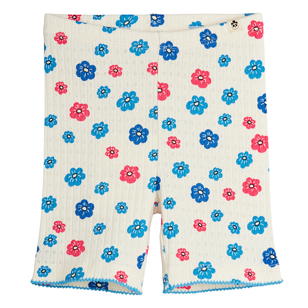 Mini Rodini Child Bike Shorts Flowers Print Multicolour