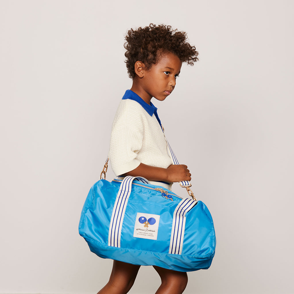 Mini Rodini Gym Bag Table Tennis Patch Blue