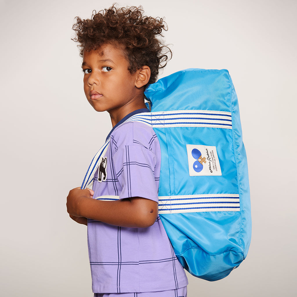 Mini Rodini Gym Bag Table Tennis Patch Blue