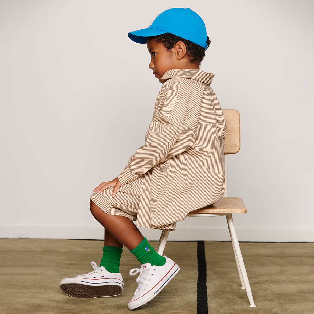 Mini Rodini Child Hat Table Tennis Patch Blue