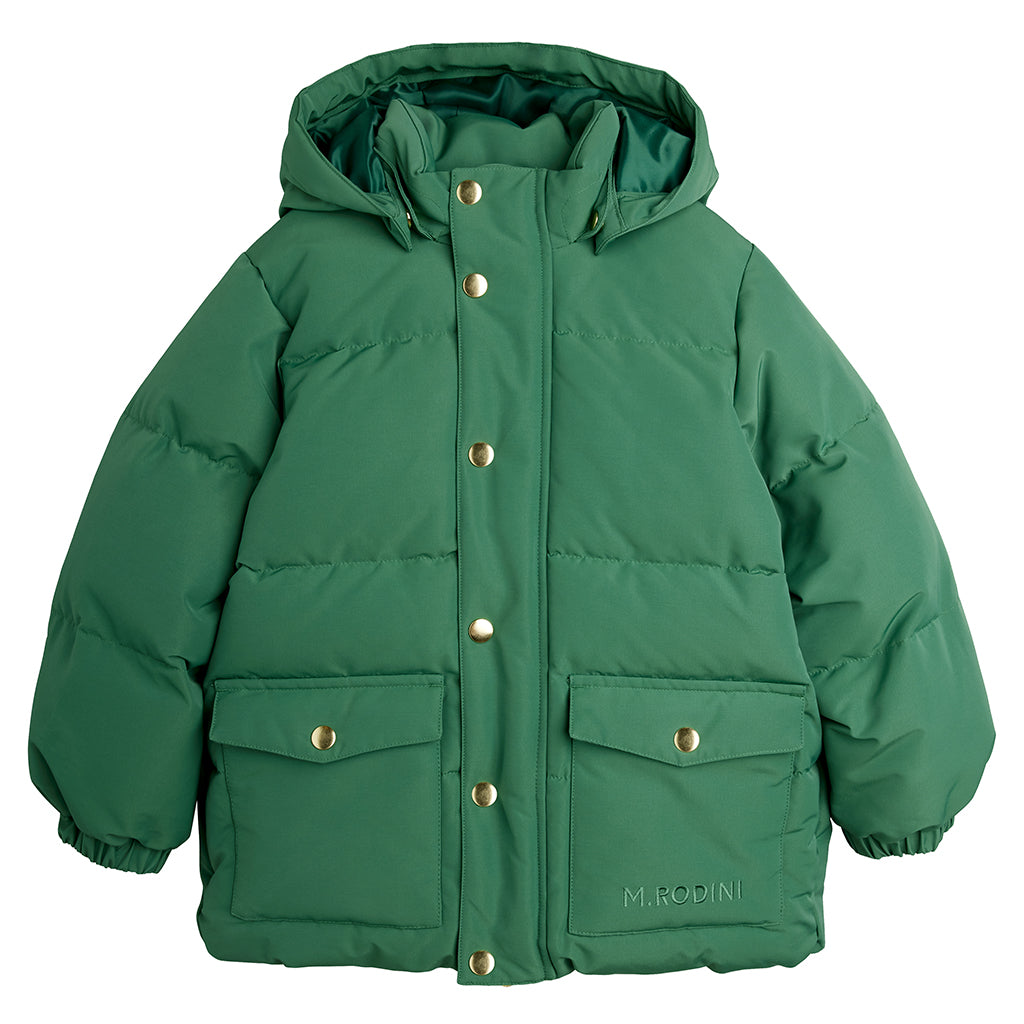 Mini Rodini Child Heavy Puffer Jacket Green