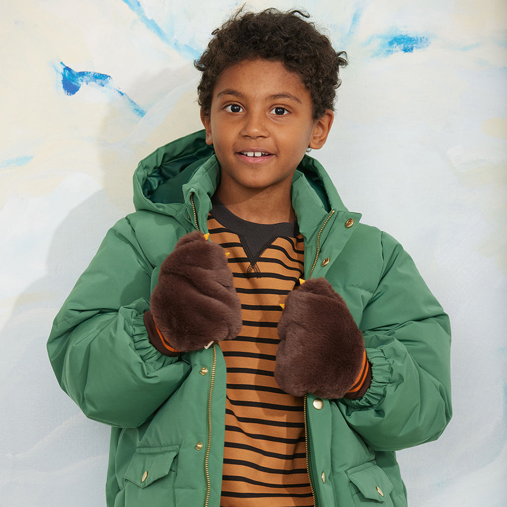 Mini Rodini Child Heavy Puffer Jacket Green