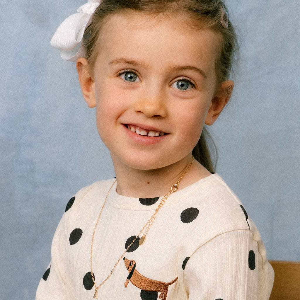 Mini Rodini Child T-shirt Dots Print Cream