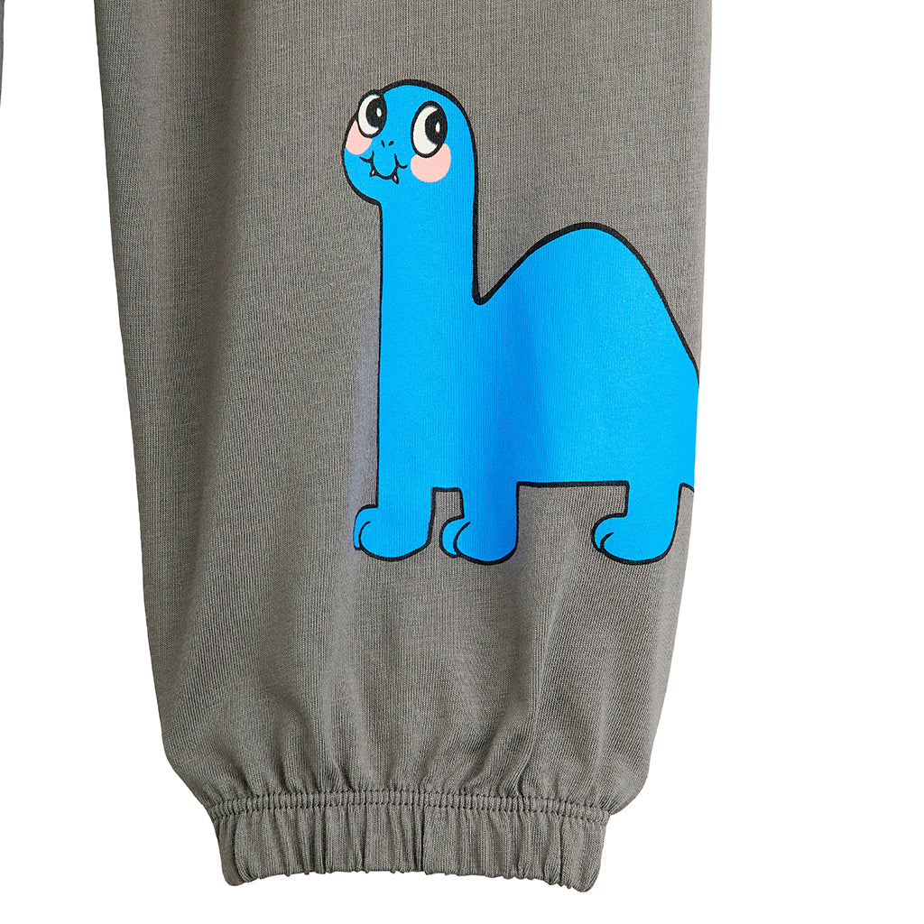 Mini Rodini Child Dino Sweatpants Grey
