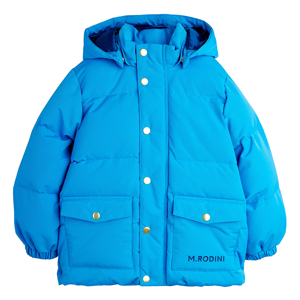 Mini Rodini Child Heavy Puffer Jacket Blue