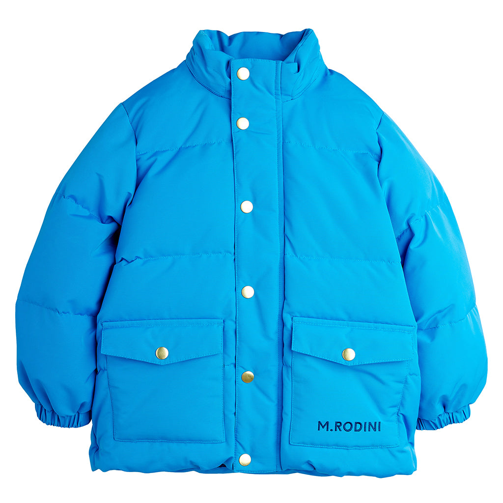 Mini Rodini Child Heavy Puffer Jacket Blue