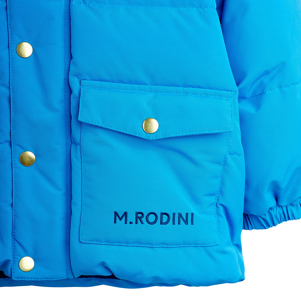 Mini Rodini Child Heavy Puffer Jacket Blue