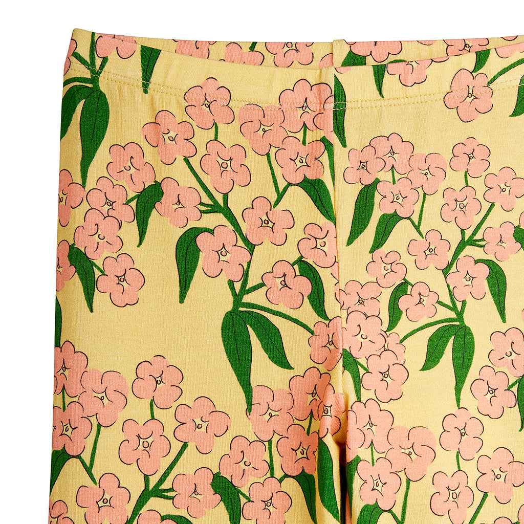 Mini Rodini Child Leggings Pink Alpine Flowers Print