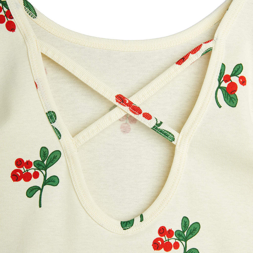 Mini Rodini Child Lingonberries Ballet T-shirt Cream