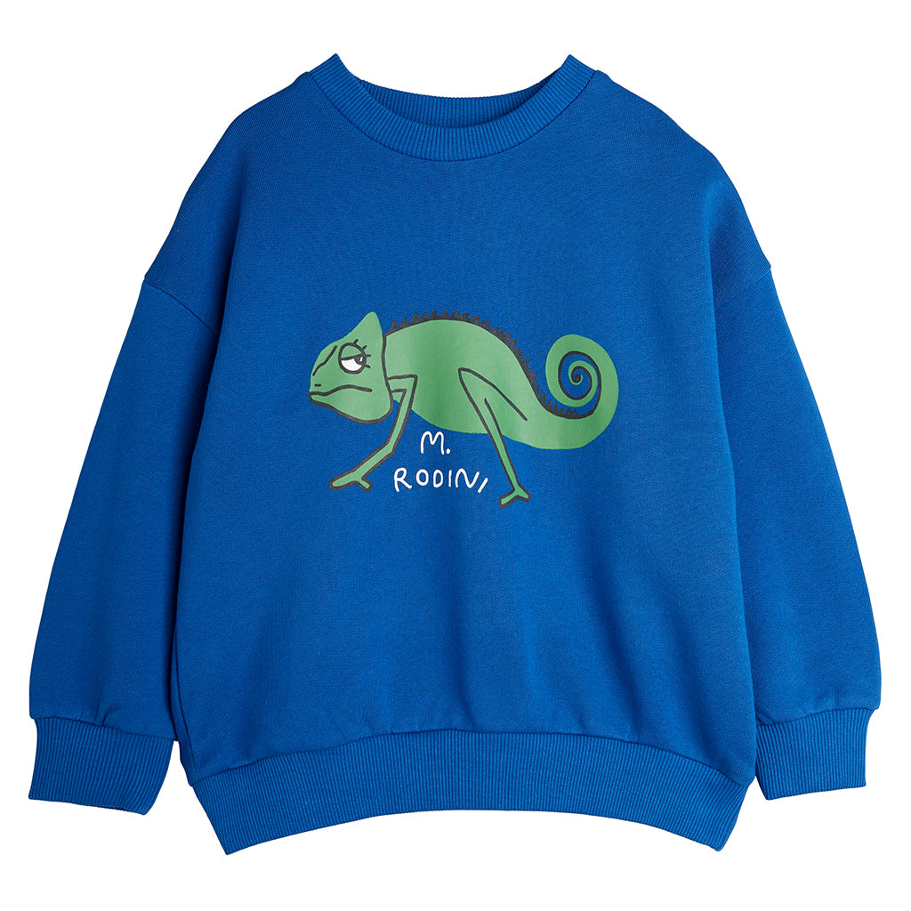Mini Rodini Child Lizard Sweatshirt Blue