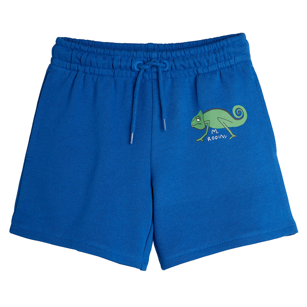 Mini Rodini Child Lizard Sweatshorts Blue