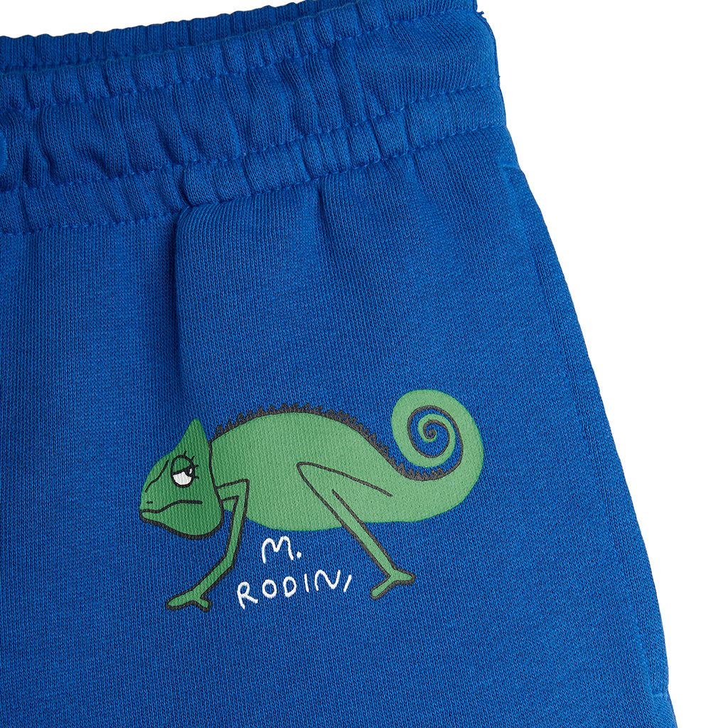 Mini Rodini Child Lizard Sweatshorts Blue