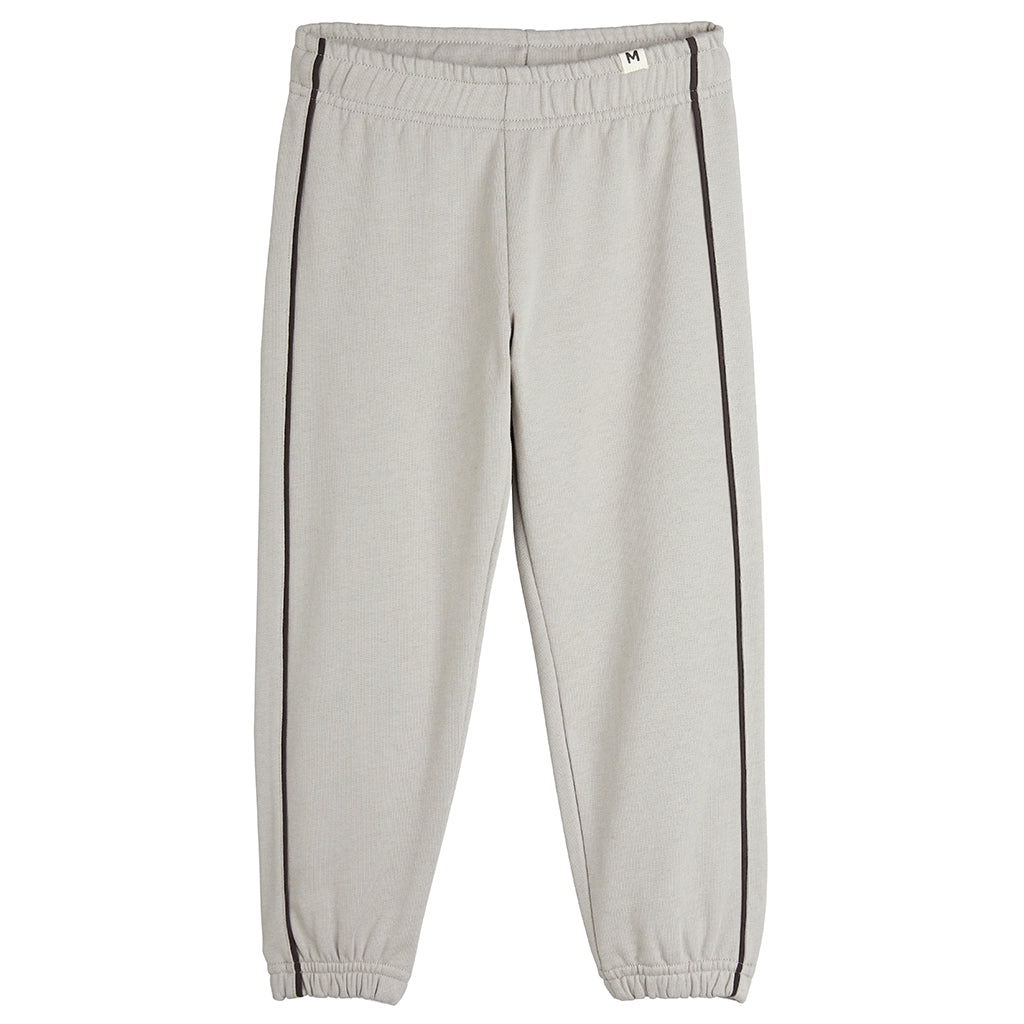 Mini Rodini Child Piping Sweatpants Grey