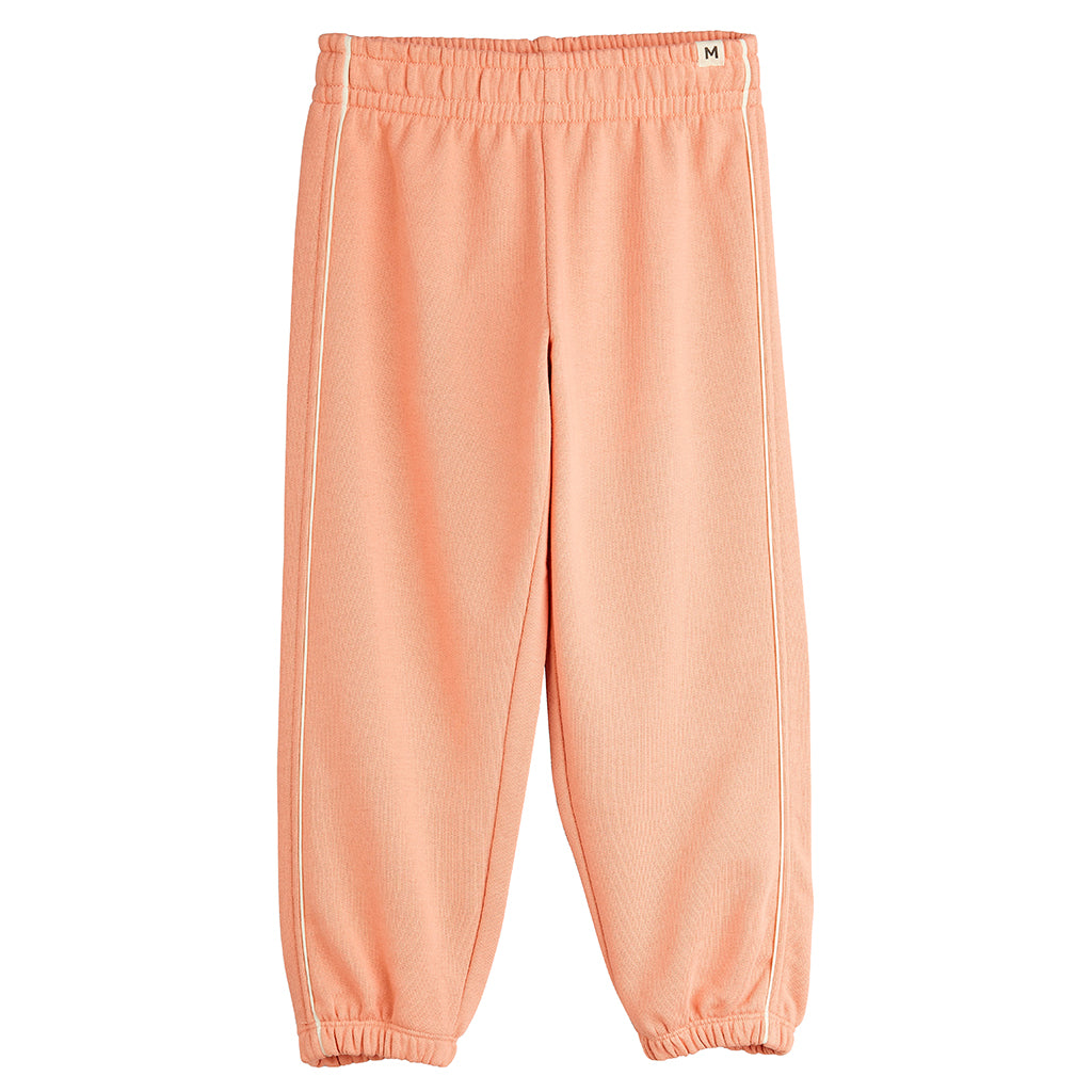 Mini Rodini Child Piping Sweatpants Pink