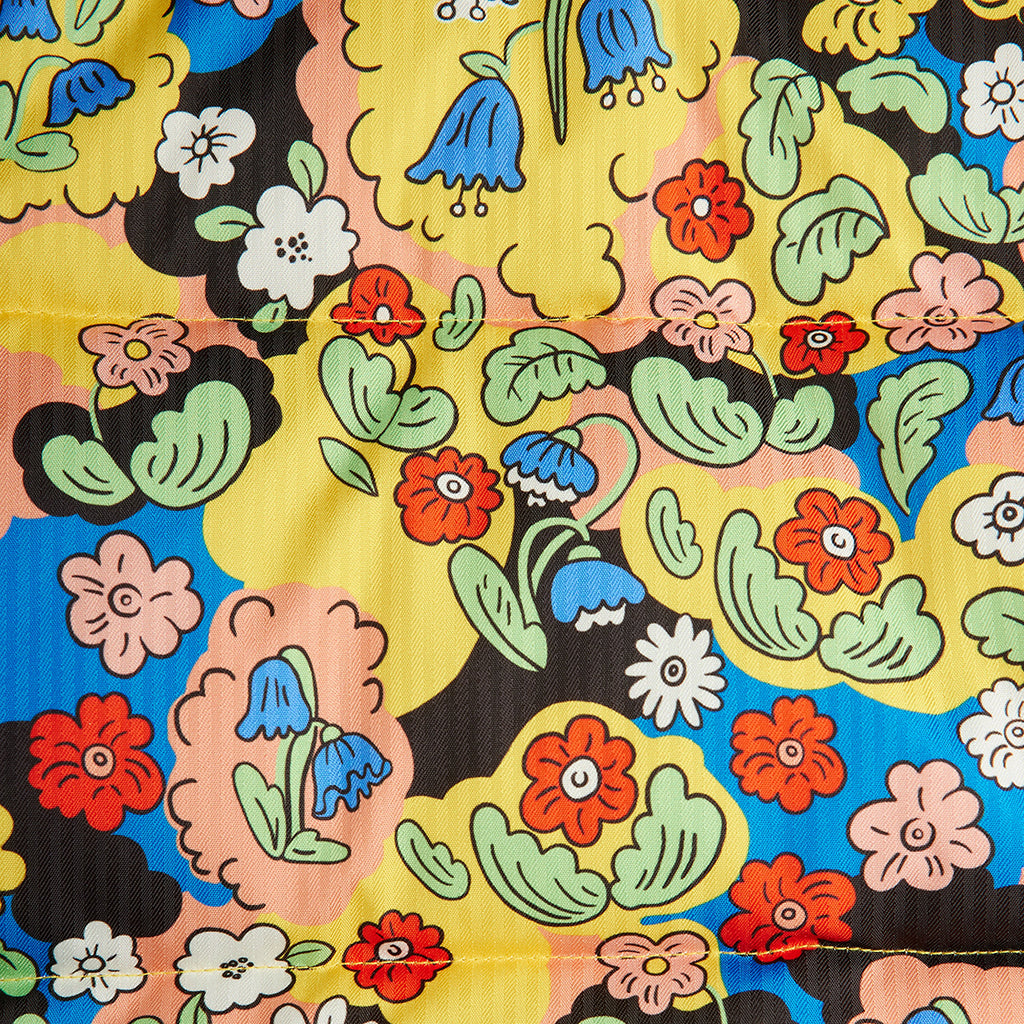 Mini Rodini Child Puffer Jacket Multicolour Flowers