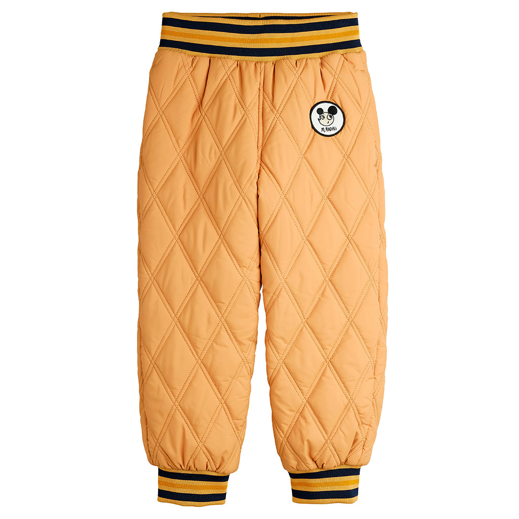 Mini Rodini Child Quilted Outerwear Pants Beige