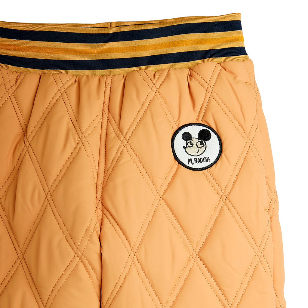 Mini Rodini Child Quilted Outerwear Pants Beige