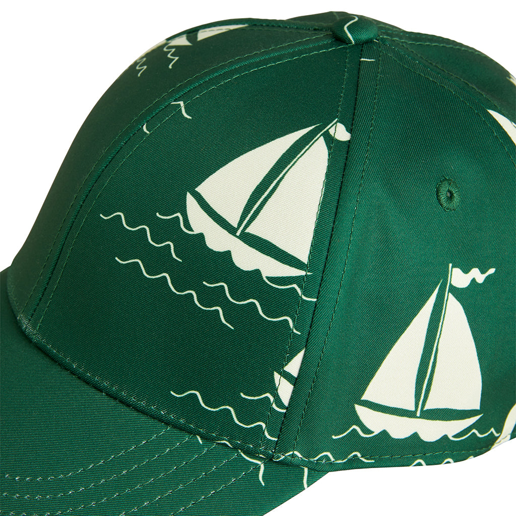 Mini Rodini Baby And Child Sailing Boats Cap Green