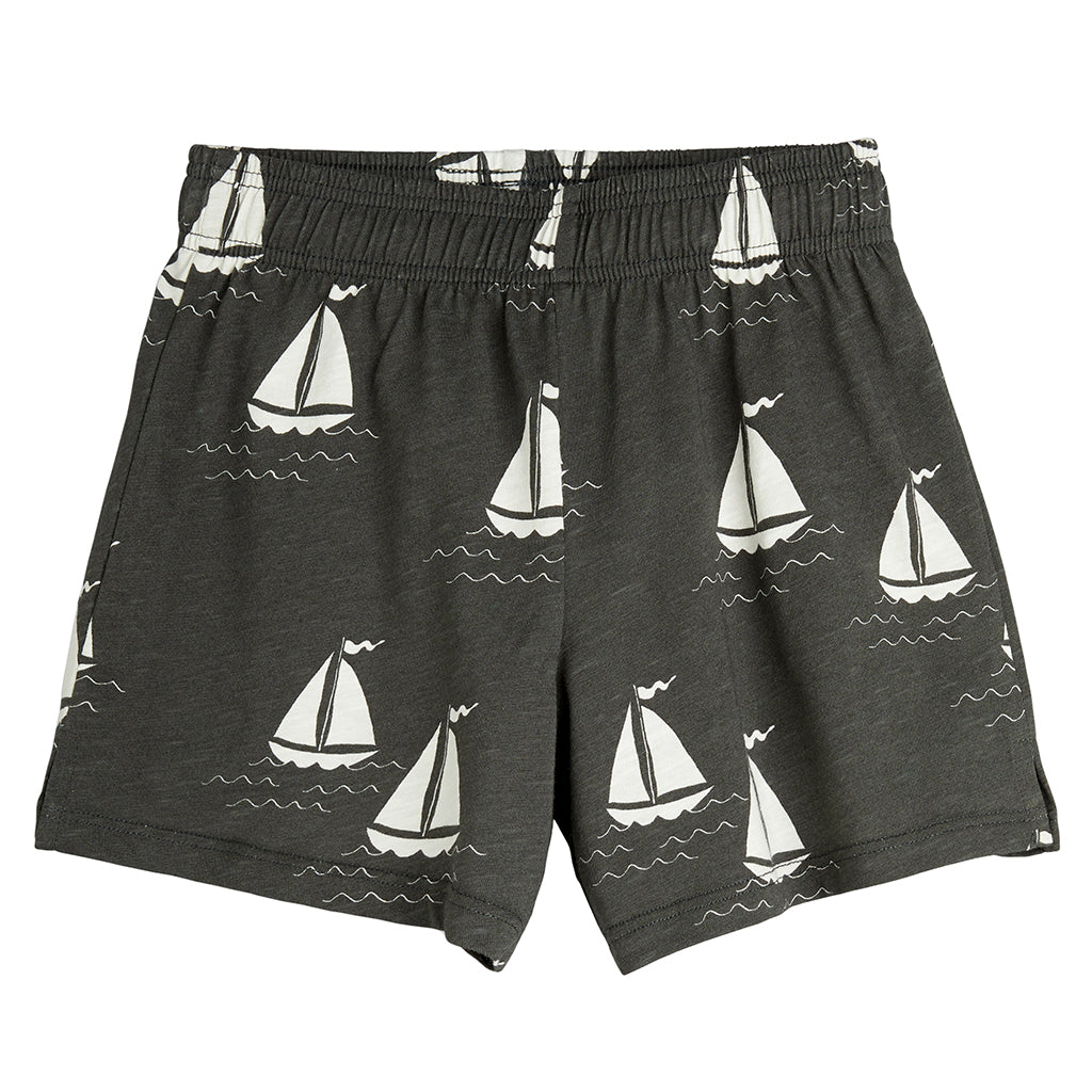 Mini Rodini Child Sailing Boats Shorts Grey