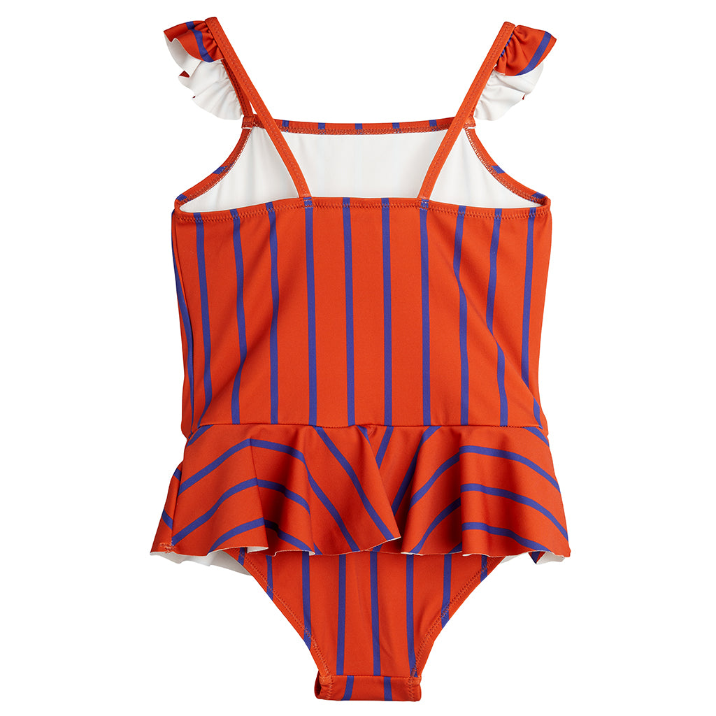 Mini Rodini Child Skirt Swimsuit Red Stripes