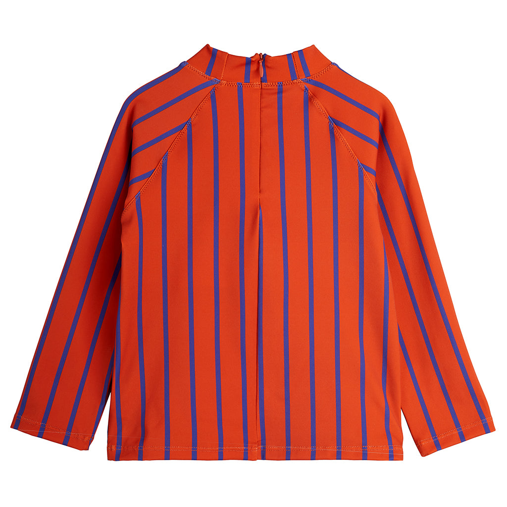 Mini Rodini Child Swim Shirt Red Stripes
