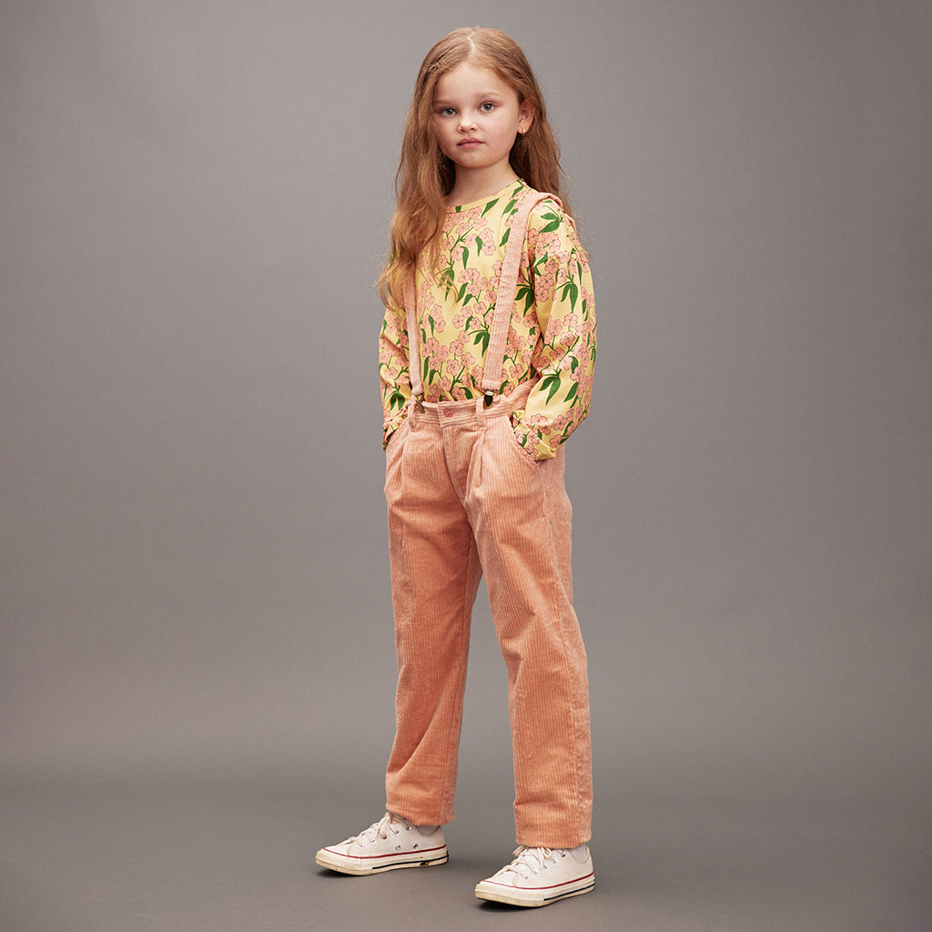 Mini Rodini Child T-shirt Pink Alpine Flowers Print